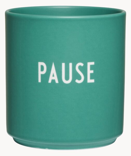 Tazza con scritta Favourite PAUSE