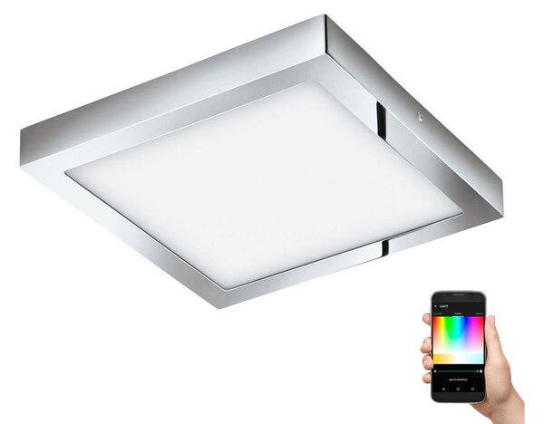 Eglo 98561 - Plafoniera LED RGB dimmerabile FUEVA-C LED/21W/230V Bluetooth IP44