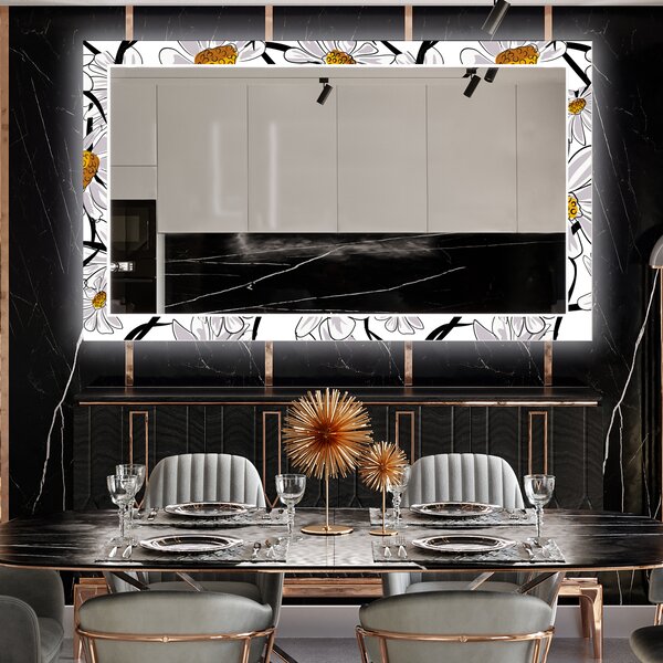 Specchio Decorativo Retroilluminato A LED Per La Sala Da Pranzo - Chamomile