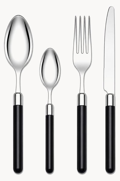 Set di 24 posate Pastello, 6 persone