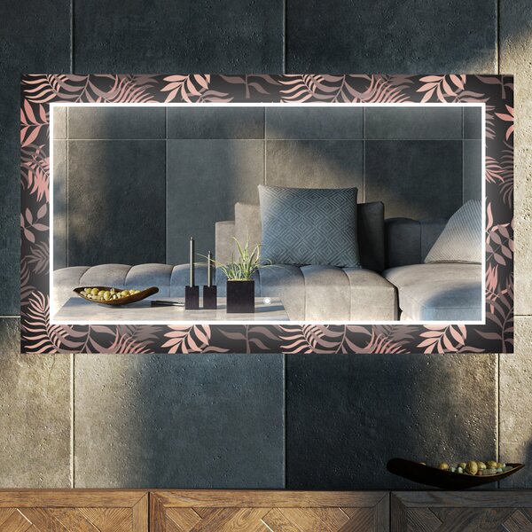 Specchio Decorativo Retroilluminato A Led Per Il Salone - Jungle