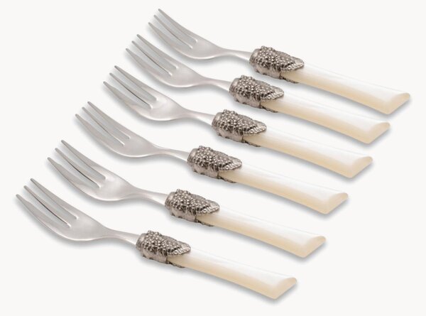 Set di 6 forchette da dessert Syrah