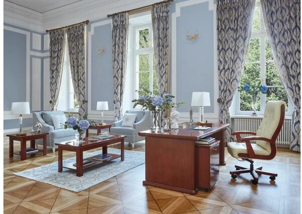 Elegante arredamento set ufficio completo stile classico PRESTIGE B620