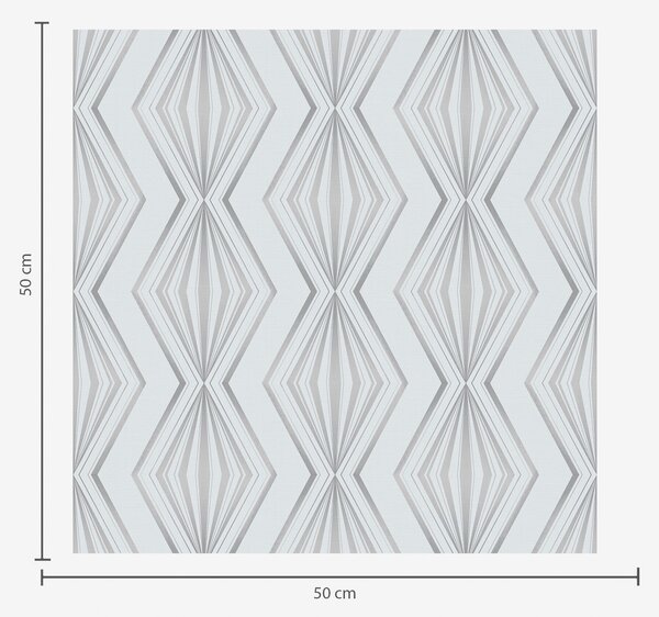 Carta da parati Motivi a rombi striati in una fresca palette di grigio-blu, Parati astratta classici, a00925v3 : Uwalls.it
