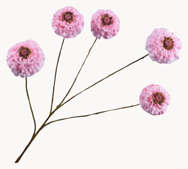 Set di 2 fiori artificiali Zinnie