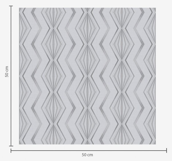 Carta da parati Motivo geometrico a rombi grigio chiaro, Parati astratta classici, a00973v2 : Uwalls.it