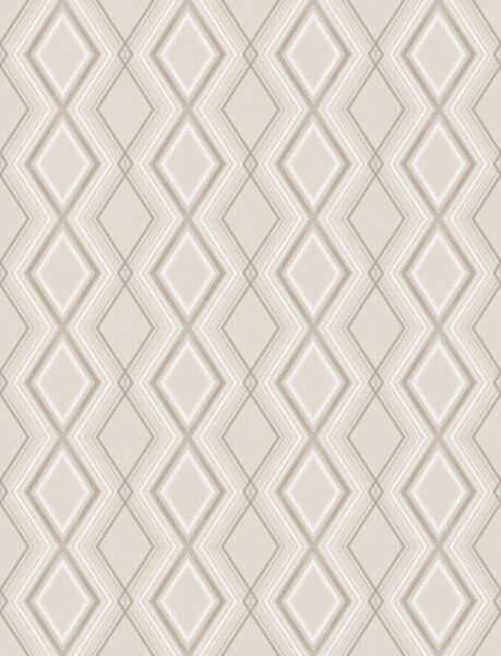 Carta da parati Sfondo beige chiaro con griglia a rombi multistrato, Parati astratta classici, a00975v2 : Uwalls.it