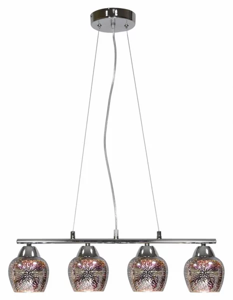 Lampadario a sospensione con filo SIRIUS 4xE27/60W/230V