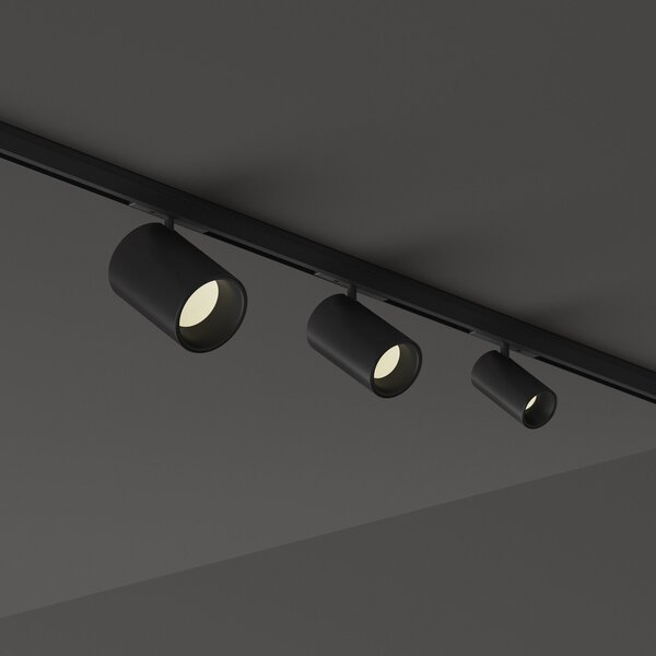Faretto Da Incasso Deva LED 8W Luce Calda 3000K Finitura Nera Ideal Lux