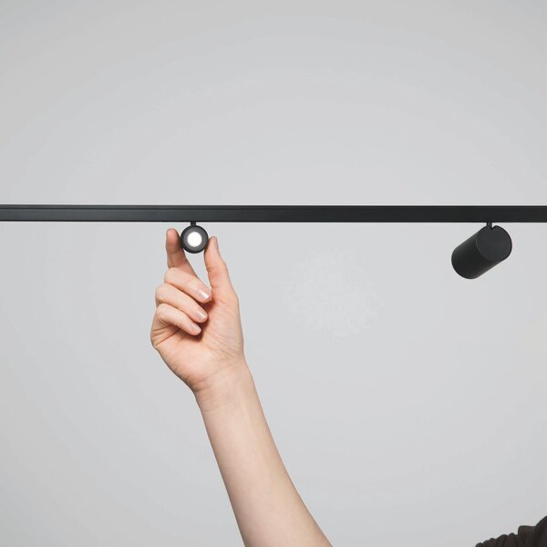 Faretto Deva Led 2.5W Luce Calda 3000K Finitura Nero Ideal Lux