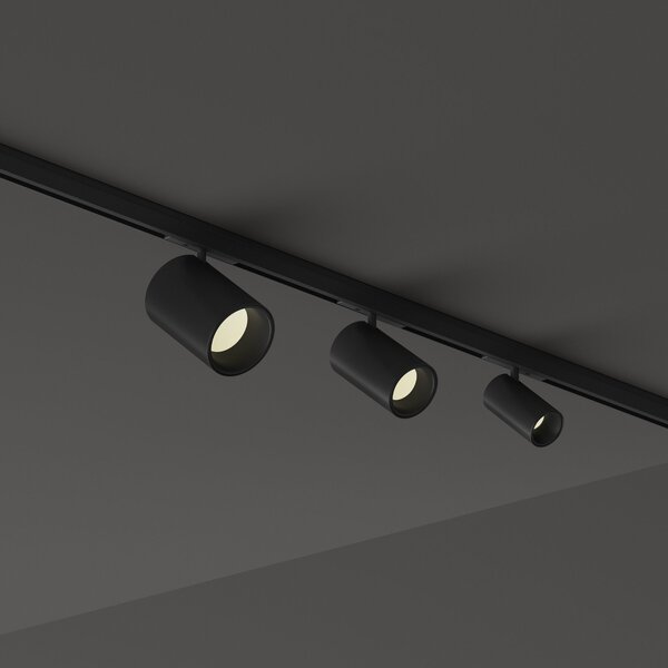 Faretto Deva Led 2.5W Luce Calda 3000K Finitura Nero Ideal Lux