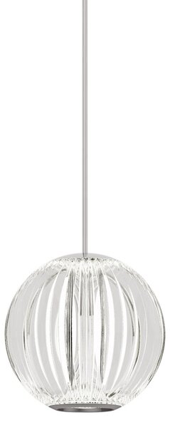 Lampada A Sospensione Diamond LED 5.5W Luce Calda Trasparente Ideal Lux