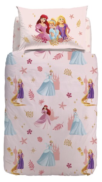 Completo Copripiumino In Cotone Magic Princess Singolo Warner Bros Ragazza Caleffi