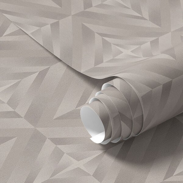 Carta da parati Quadrati geometrici con frecce nei toni caldi del beige, Parati astratta classici, a00982 : Uwalls.it