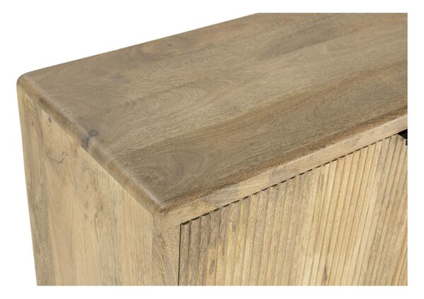 Cassettiera di colore naturale in mango massiccio 150x85x40 cm Mundra – MOME