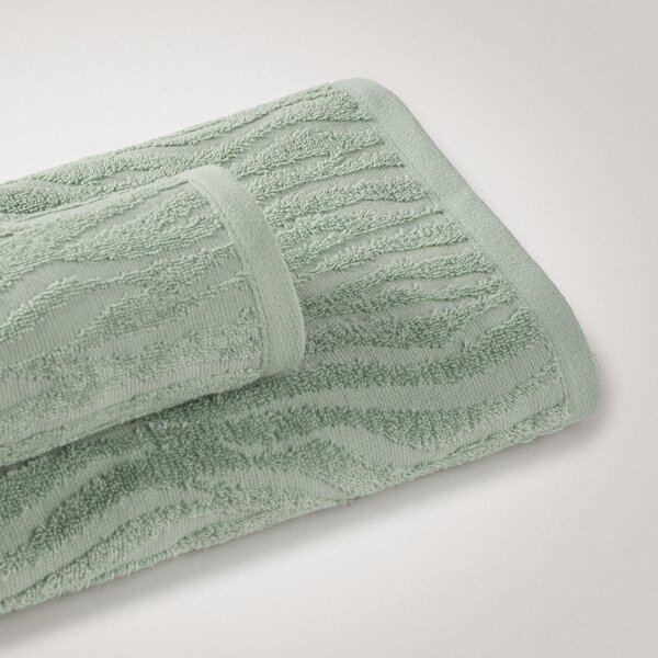 Asciugamano Con Ospite STANDARD Kai GREEN Cotone Caleffi
