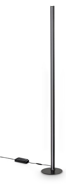 Lampada Da Terra Dorica Luce Calda 50W Nero Ideal Lux