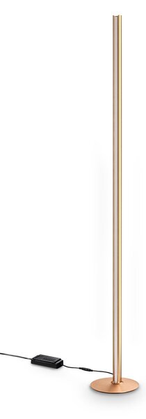 Lampada Da Terra Dorica LED 50W Luce Calda Rame Altezza 190 cm Ideal Lux