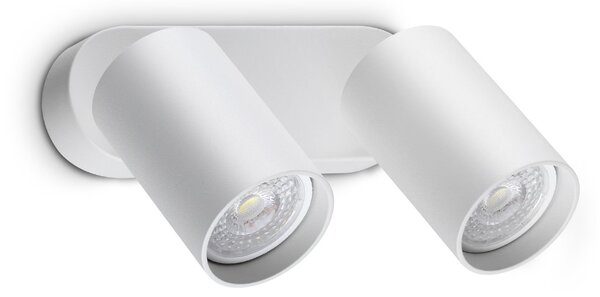 Applique 2 Luci GU10 Collezione DYNAMITE Bianca Dimmerabile Ideal Lux
