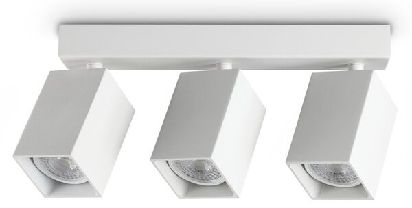 Lampada Da Parete DYNAMITE 3 Luci GU10 Bianco Dimmerabile Ideal Lux