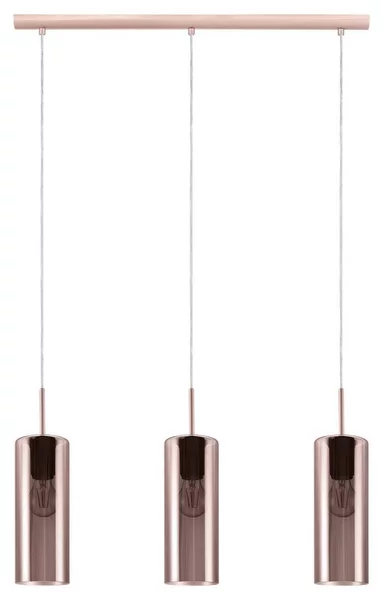 Eglo 98699 - Lampadario a sospensione con filo SELVINO 3xE27/15W/230V