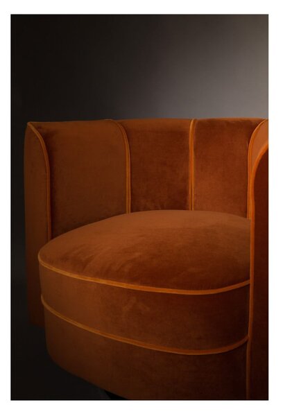 Poltrona arancione Flower - Dutchbone