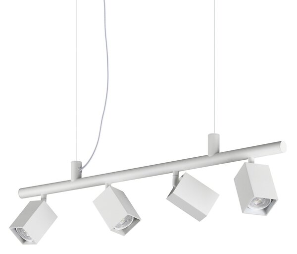 Lampada A Sospensione DYNAMITE 4 Luci Gu10 Bianco Dimmerabile Ideal Lux