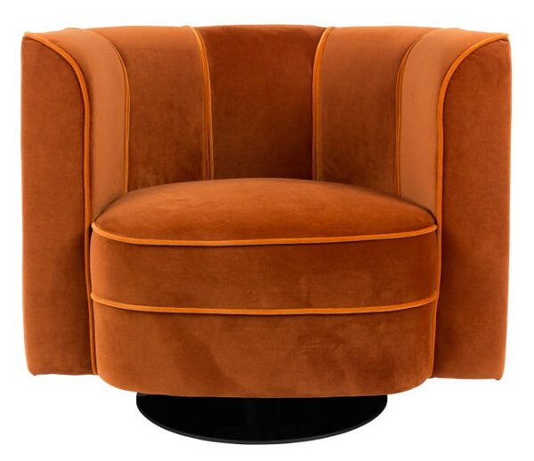 Poltrona arancione Flower - Dutchbone