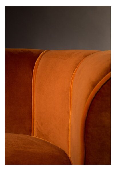 Poltrona arancione Flower - Dutchbone