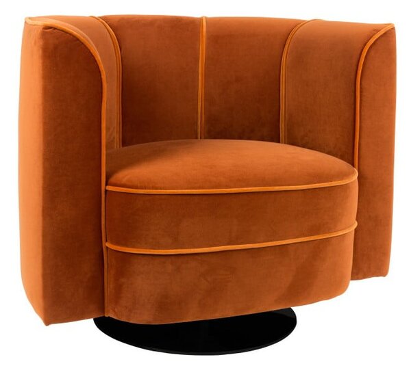 Poltrona arancione Flower - Dutchbone