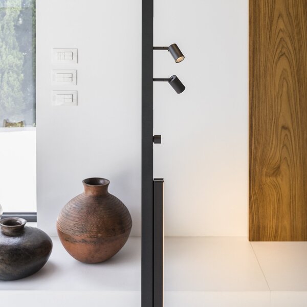 Lampada Da Terra Ego Dimmerabile Finitura Nero Altezza 201 cm Ideal Lux