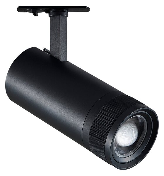 Faretto Su Binario EOS LED 25W Luce Calda 3000K Nero Ideal Lux
