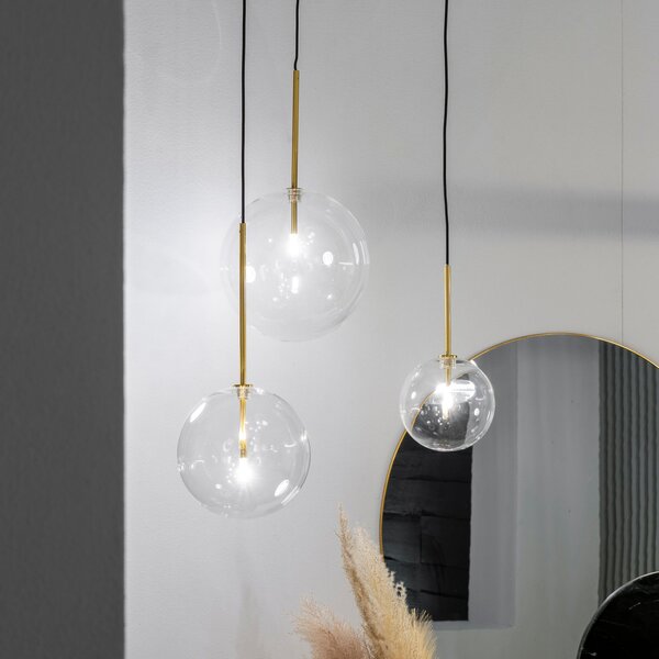 Lampada A Sospensione Equinoxe G4 Cromo Dimmerabile Altezza Regolabile Ideal Lux