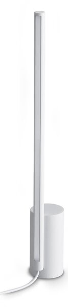 Lampada Da Tavolo Essence Luce Calda 12W Bianco Metallo/Vetro Ideal Lux