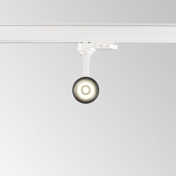 Faretto Su Binario Fox Luce LED 8W Calda 3000K Bianco Ideal Lux