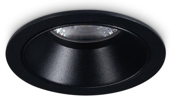 Faretto Ad Incasso Game Luce Led 5.5W Luce Calda Nero Ideal Lux