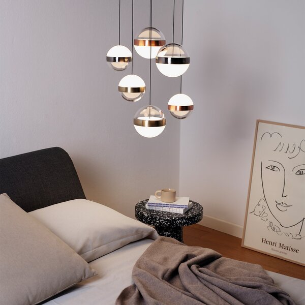 Lampadario Galaxy 29W Luce Calda Bianco Regolabile Ideal Lux