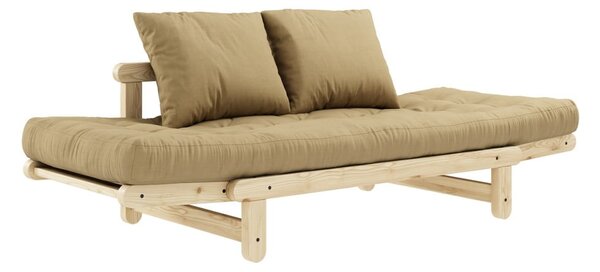 Divano variabile Naturale chiaro/Beige grano Beat - Karup Design