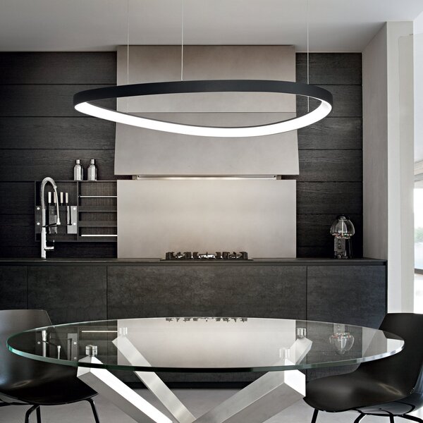 Lampada A Sospensione Gemini Led 56W Luce Calda Bianca Regolabile Ideal Lux