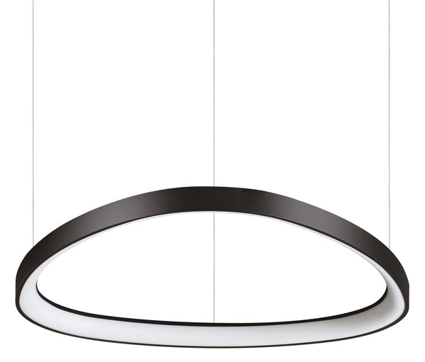 Lampada A Sospensione Gemini 47W Luce Calda Nero Altezza Regolabile Ideal Lux