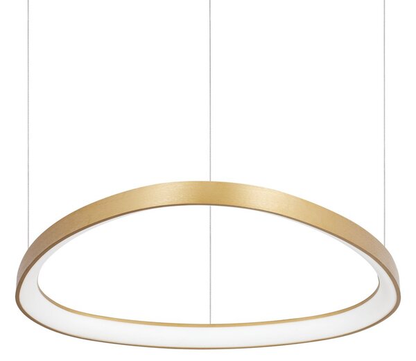 Lampada a Sospensione Gemini Led 47W Luce Calda Ottone Regolabile Ideal Lux