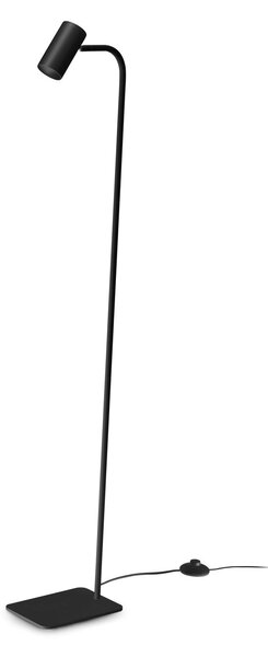 Lampada Da Terra Ginger Finitura Nera GU10 Dimmerabile 28W Ideal Lux