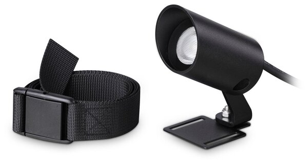 Applique Esterno Koala LED 3W Luce Calda Nero IP65 Ideal Lux