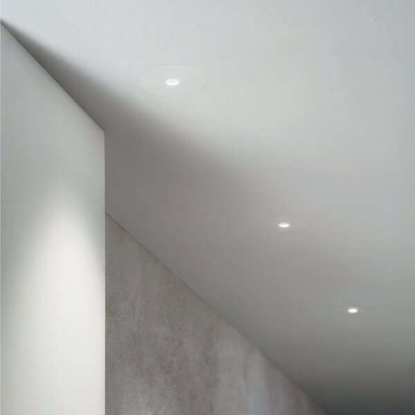 Faretto Ad Incasso Infinity LED 12W Luce Calda 3000K Finitura Nera Ideal Lux