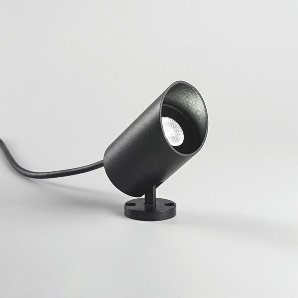 Proiettore Koala LED 7W Luce Calda 3000K Nero Metallo Ideal Lux