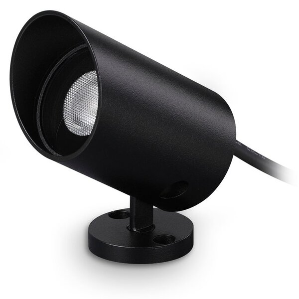 Proiettore Koala LED 7W Luce Calda 3000K Nero Metallo Ideal Lux
