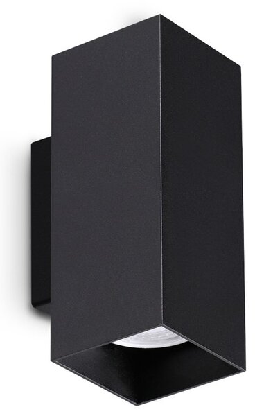 Applique Collezione LOOK 2 Luci GU10 Finitura Nero Dimmerabile Ideal Lux