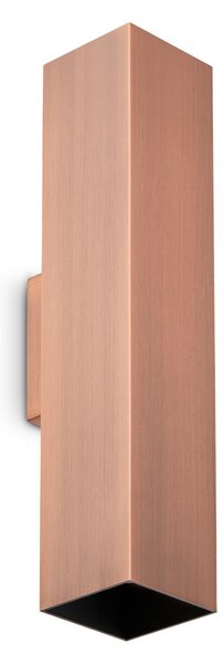 Applique Look 2 Luci GU10 Finitura Rame Dimmerabile 28W Ideal Lux