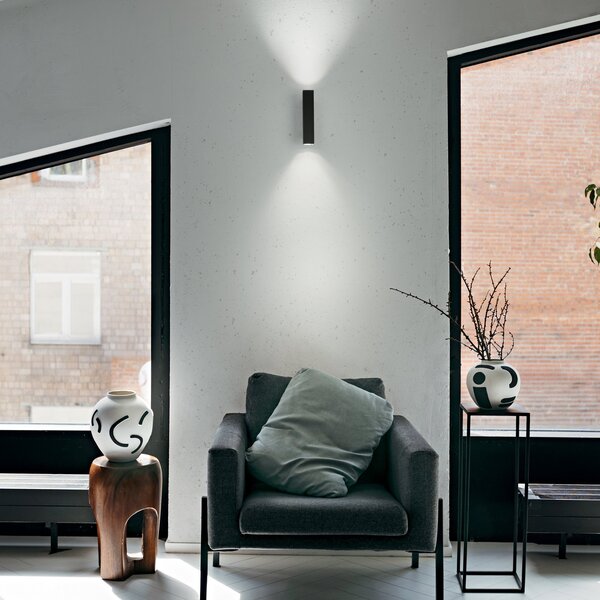 Applique Look 2 Luci LED 9W Luce Calda 3000K Ottone Ideal Lux