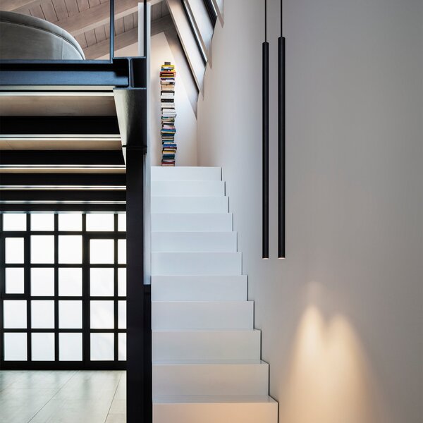 Lampada a Sospensione Look 11.5W Luce Naturale Nero Ideal Lux
